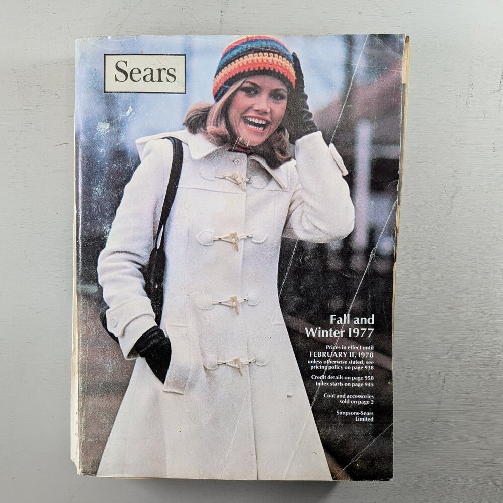 1977 Sears catalogue Fall and winter fashion